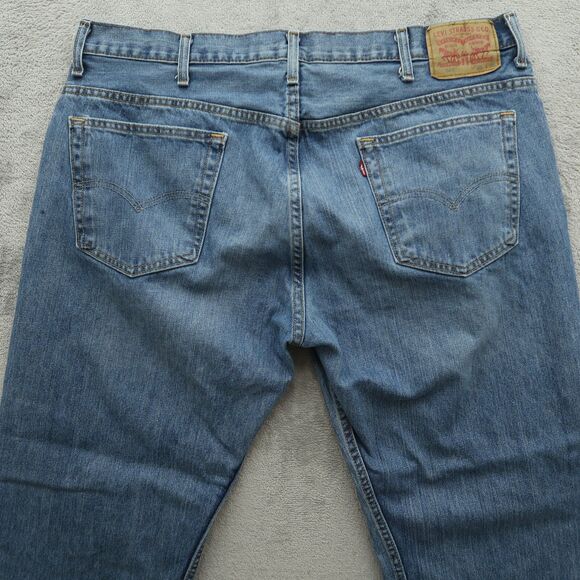 Levi's 569 Jeans Mens Size-38x30 Blue Loose Straight 100% Cotton Denim Pants - Picture 14 of 16